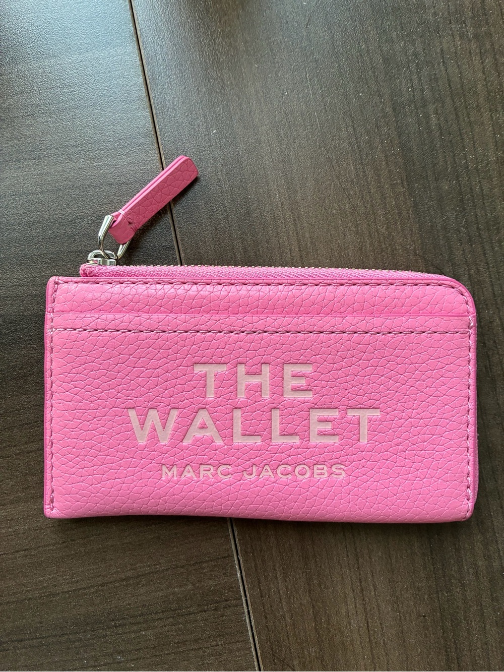 Marc Jacob pink leather wallet / card case